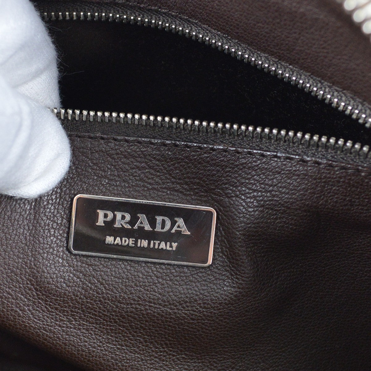 Prada Bowler Bag Saffiano Leather