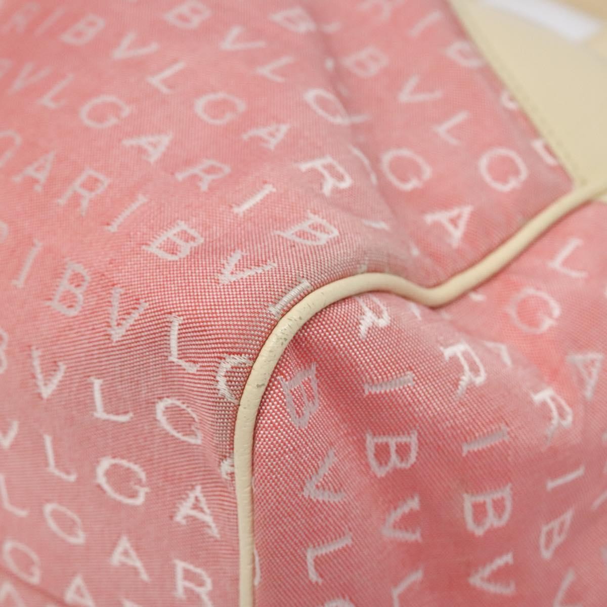 Bvlgari B.Zero1 Logomania Bag Canvas with Leather