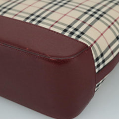 Burberry Nova Check Tote canvas check pattern