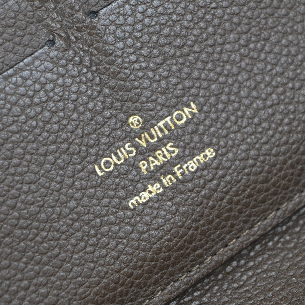 Louis Vuitton Zippy Wallet NM Leather Empreinte
