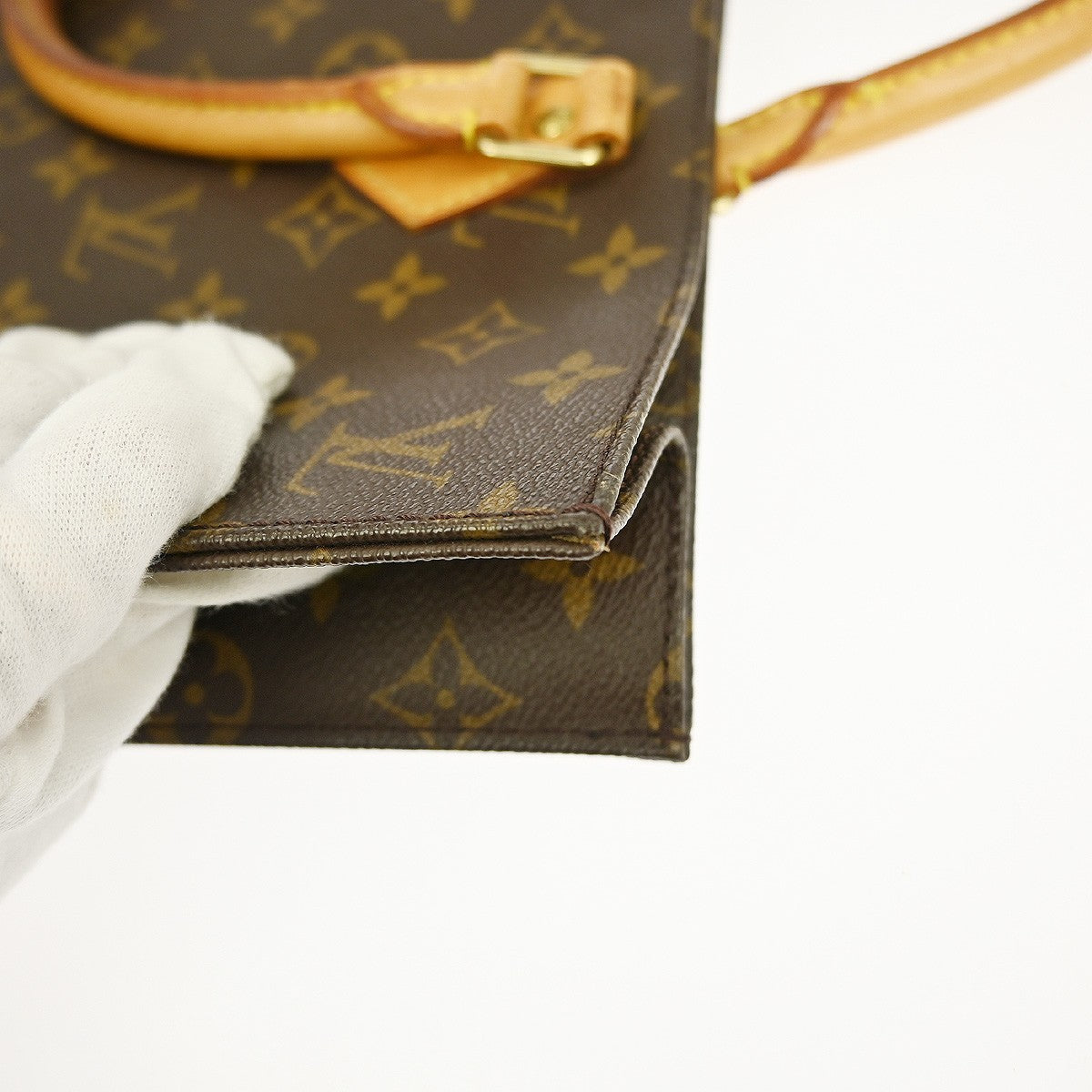 Louis Vuitton Sac Plat Bag Monogram Canvas