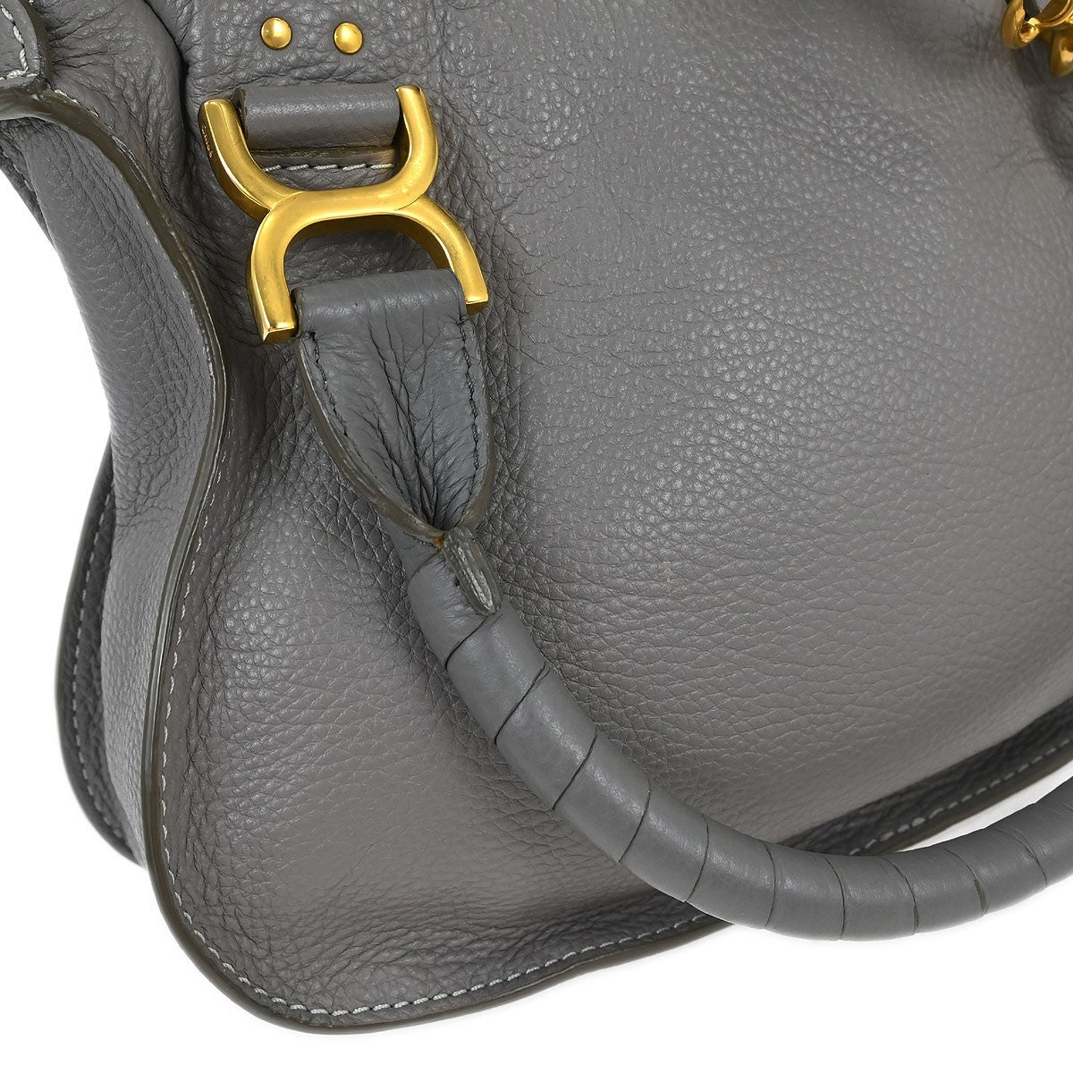 Chloe Marcie Satchel Leather