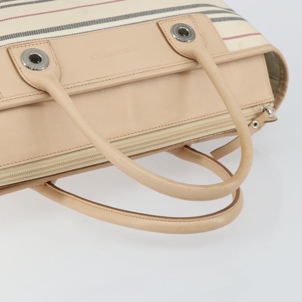 Burberry Nova Check Tote Canvas and Leather