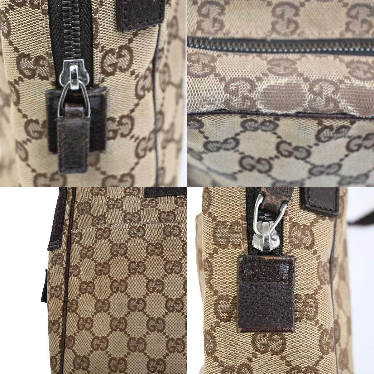 Gucci Vintage Front Pocket Flat Messenger GG Canvas
