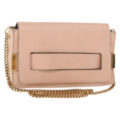 Chloe Elle Chain Clutch Leather