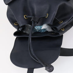 Gucci Vintage Bamboo Backpack Leather