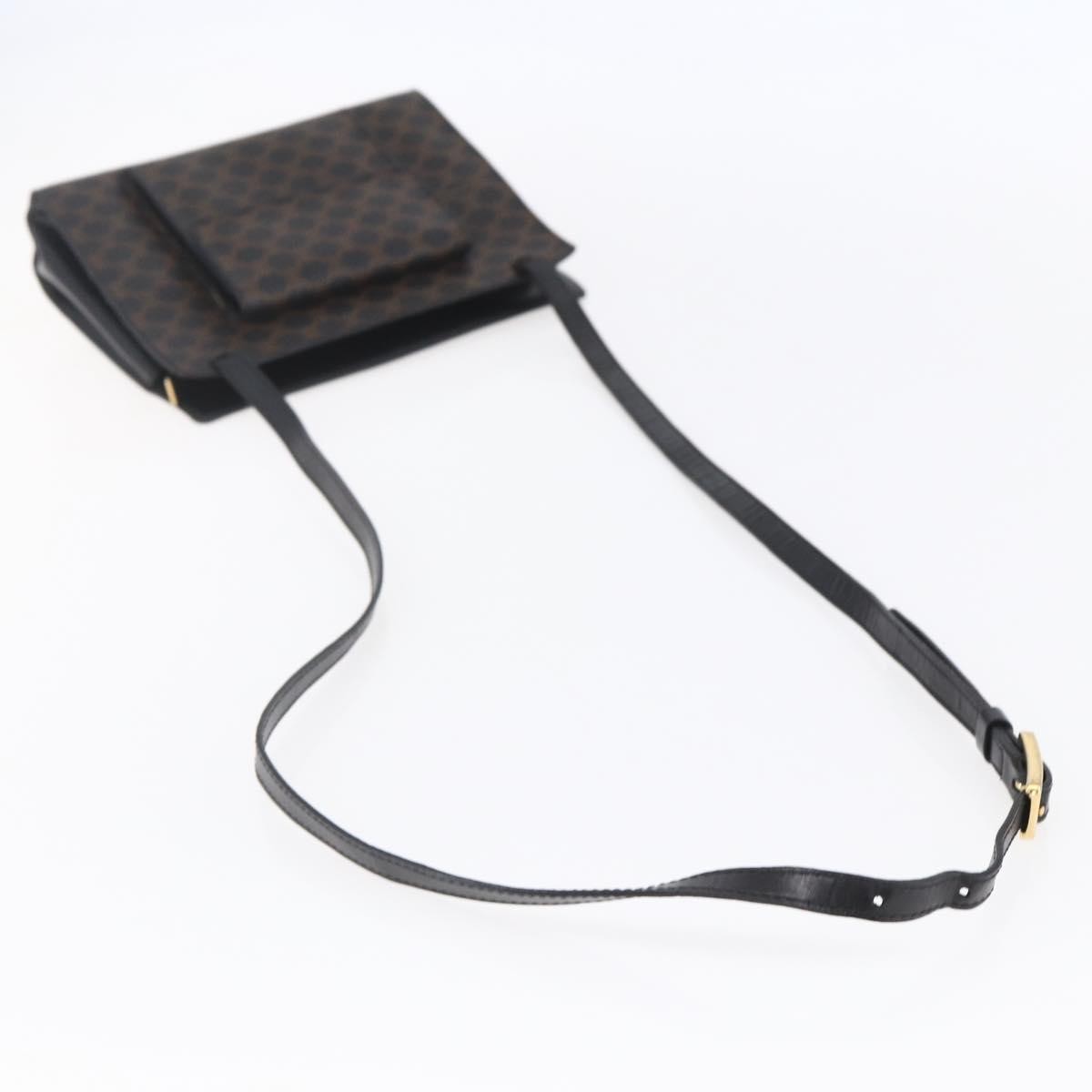 Celine Vintage Macadam Shoulder Bag Canvas