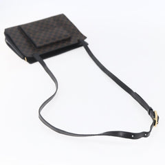 Celine Vintage Macadam Shoulder Bag Canvas