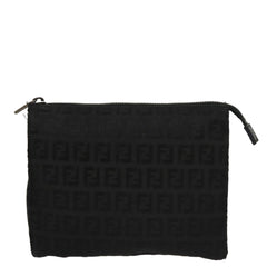 Fendi FF Logo Pouch Canvas