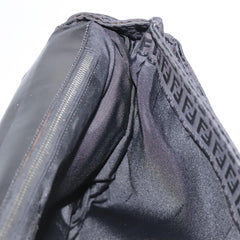 Fendi Convertible Pushlock Flap Satchel Zucca Canvas and Leather