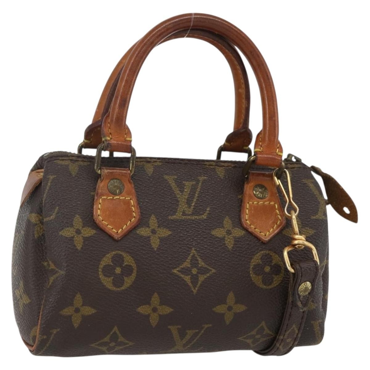 Louis Vuitton Speedy Mini HL Handbag Monogram Canvas