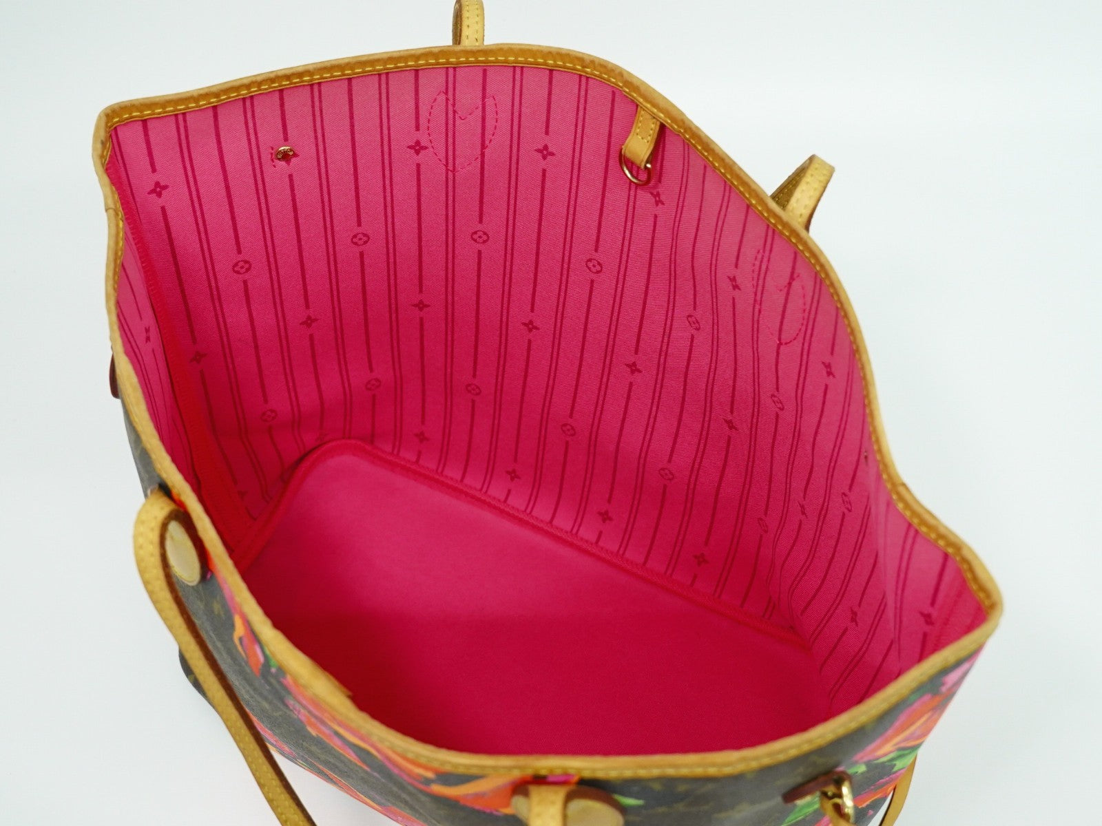 Louis Vuitton Neverfull Tote Limited Edition Monogram Roses