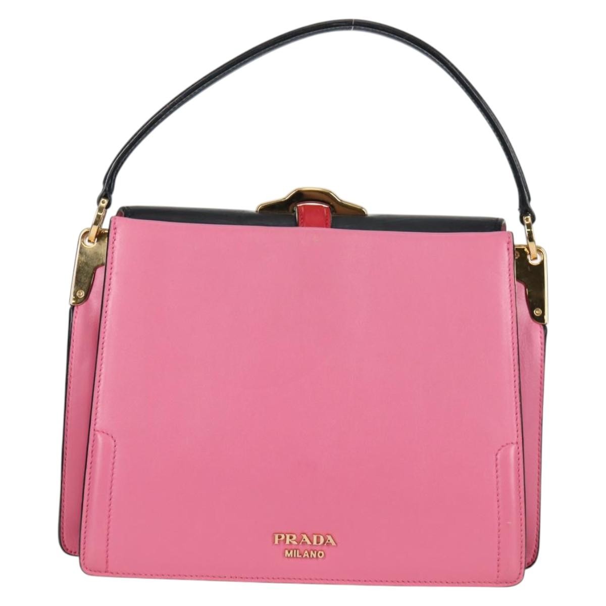 Prada Belle Top Handle Bag City Calf