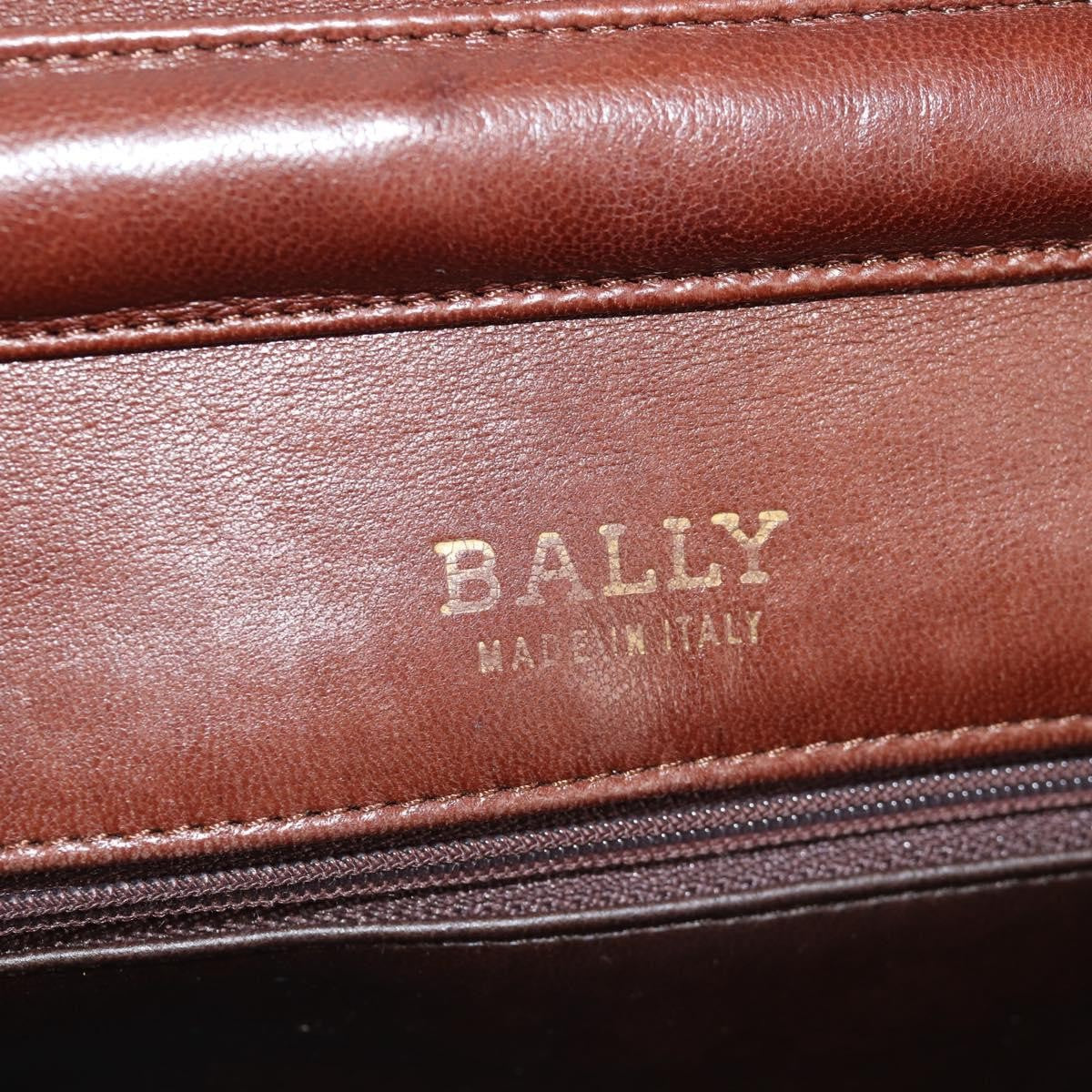 Bally Vintage Chain Shoulder Bag Quilted Leather