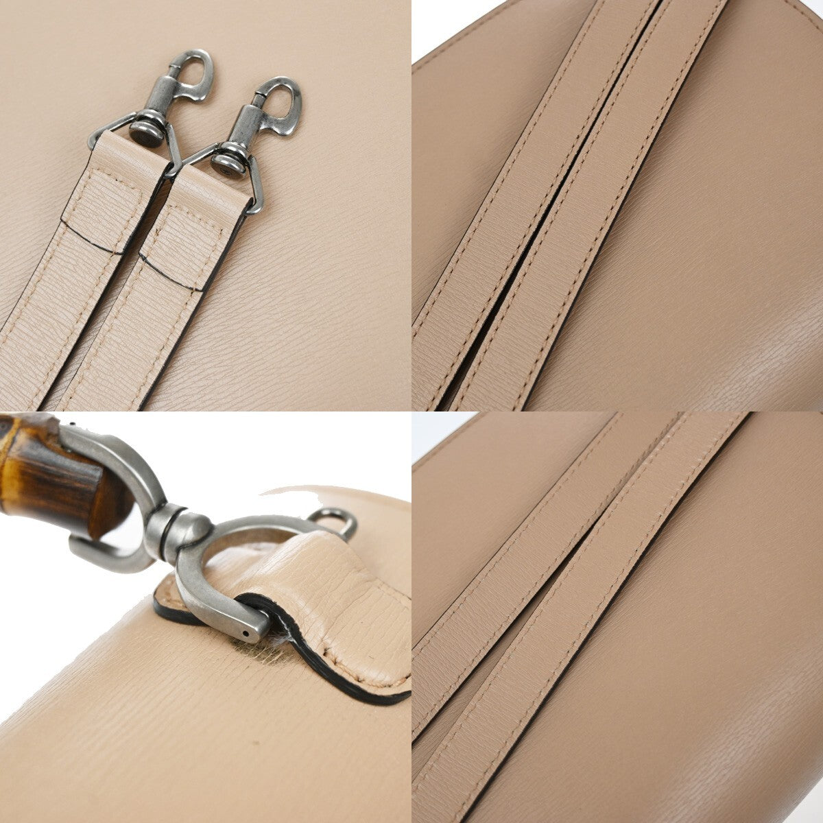 Gucci Bamboo 1947 Top Handle Bag Leather