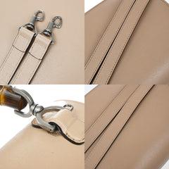 Gucci Bamboo 1947 Top Handle Bag Leather