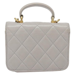 Chanel Vintage CC Flap Crossbody Bag Quilted Lambskin