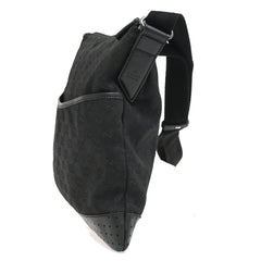 Gucci Zip Messenger GG Canvas with Perforated Leather