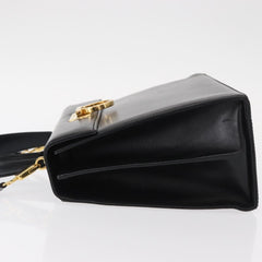 Salvatore Ferragamo Convertible Top Handle Bag Leather