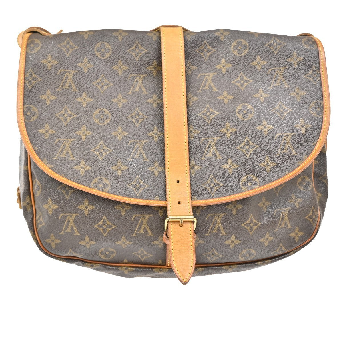 Louis Vuitton Saumur Handbag Monogram Canvas