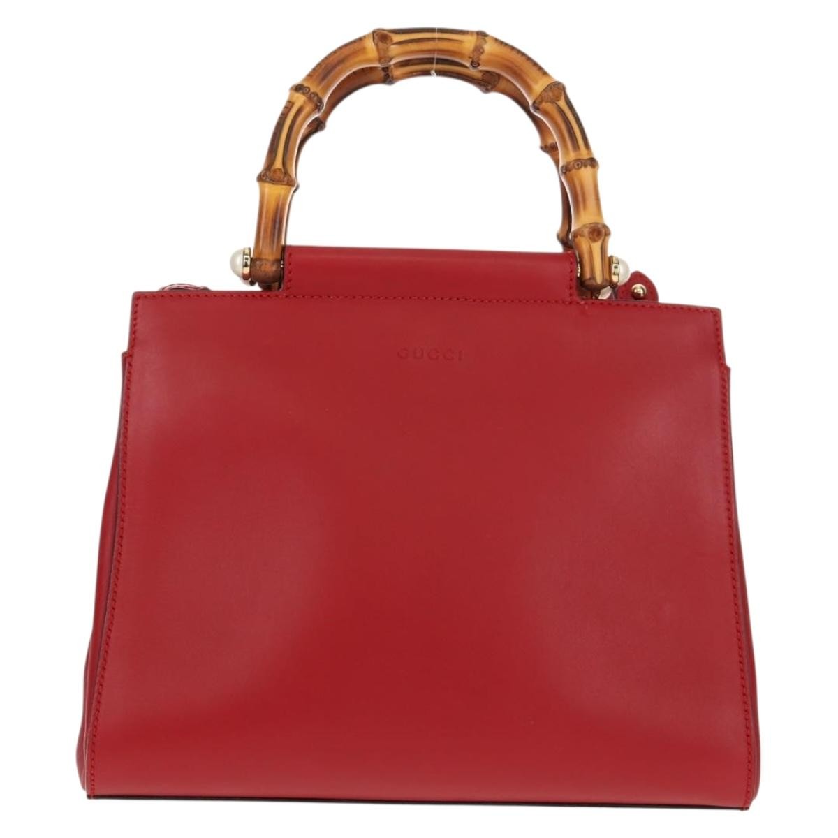 Gucci Nymphaea Top Handle Bag Leather