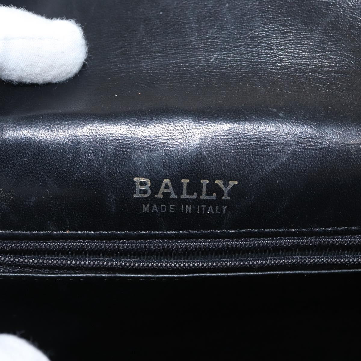 Bally Vintage Chain Shoulder Bag Quilted Leather