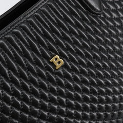 Bally Vintage Handbag Quilted Leather