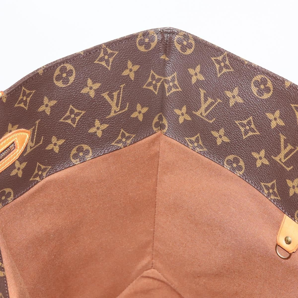 Louis Vuitton Shopping Sac Handbag Monogram Canvas
