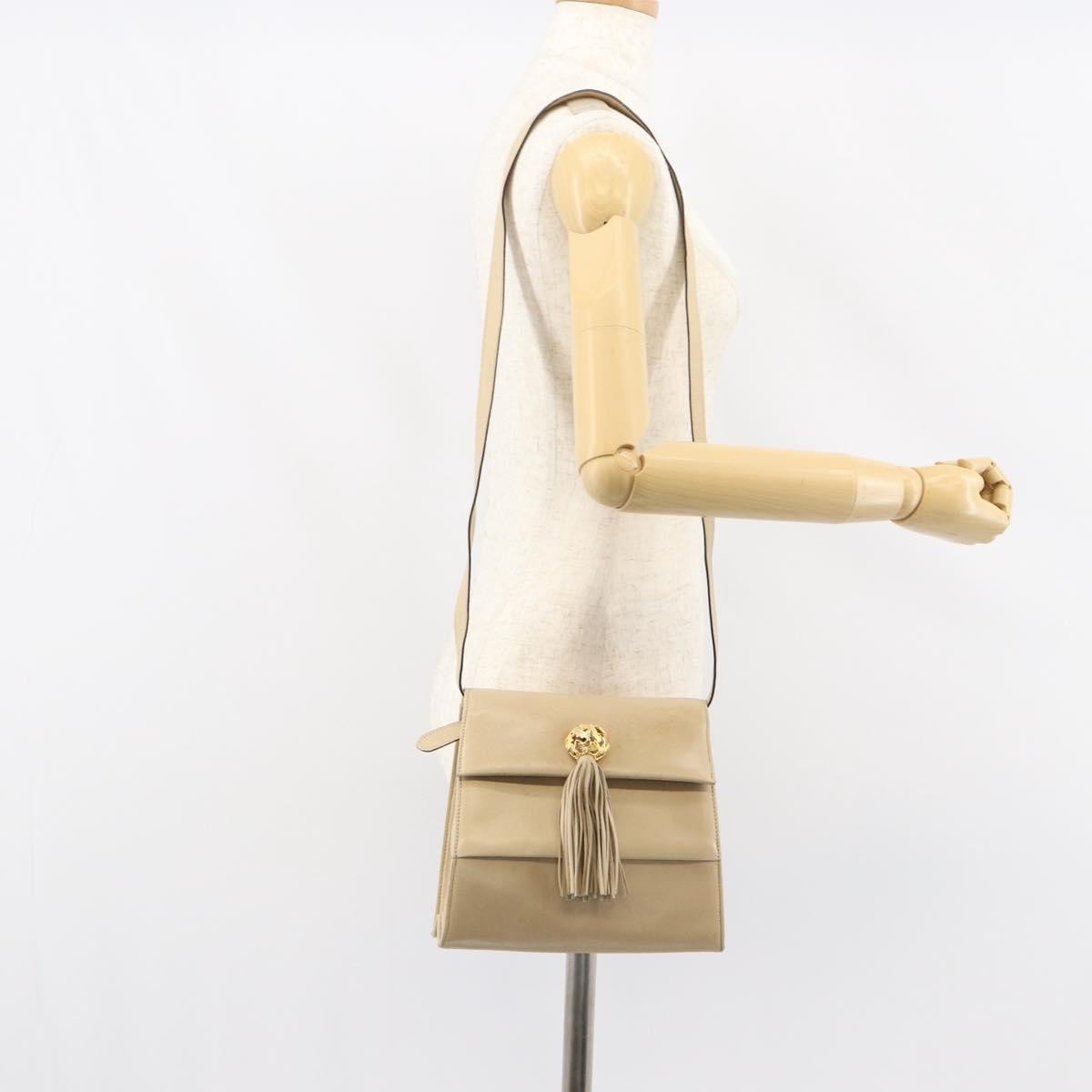 Salvatore Ferragamo Vintage Flap Shoulder Bag Leather