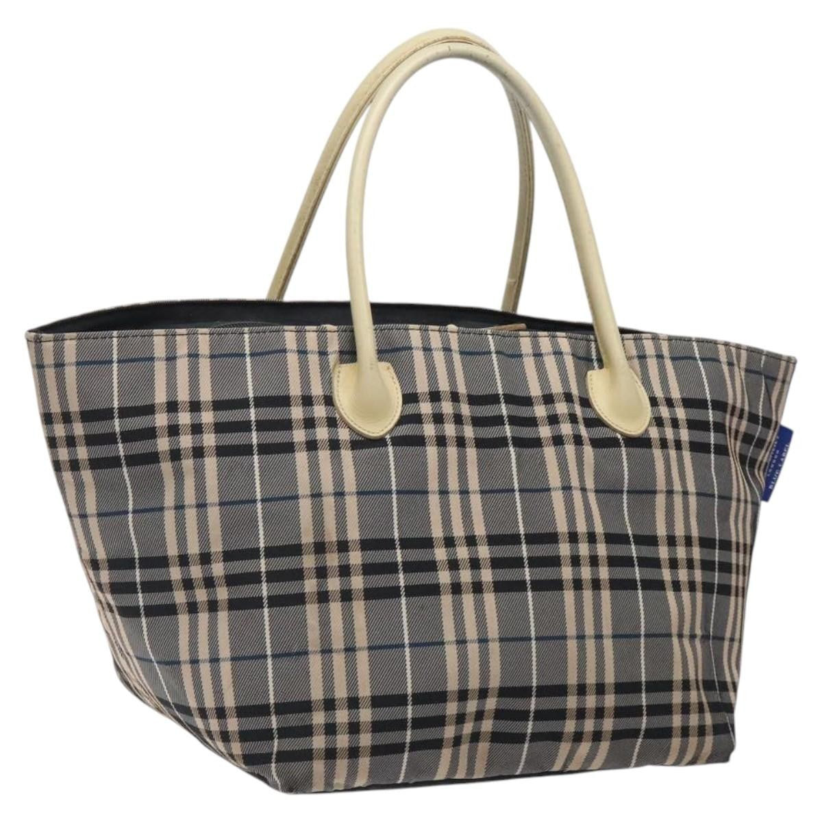 Burberry Nova Check Tote canvas check pattern