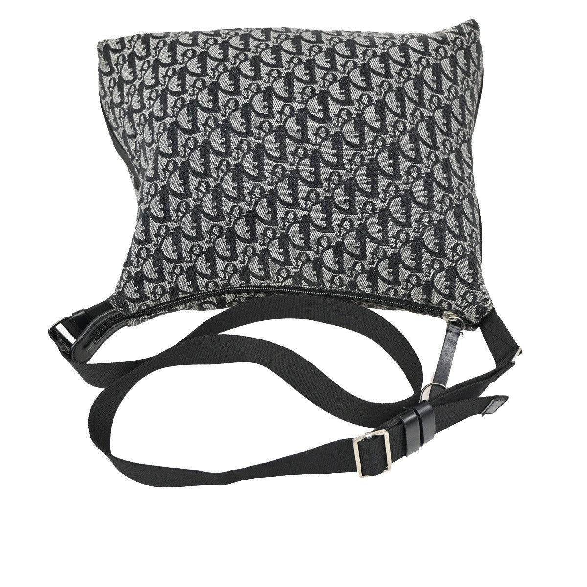 Christian Dior Vintage Trotter Messenger Bag Diorissimo Canvas