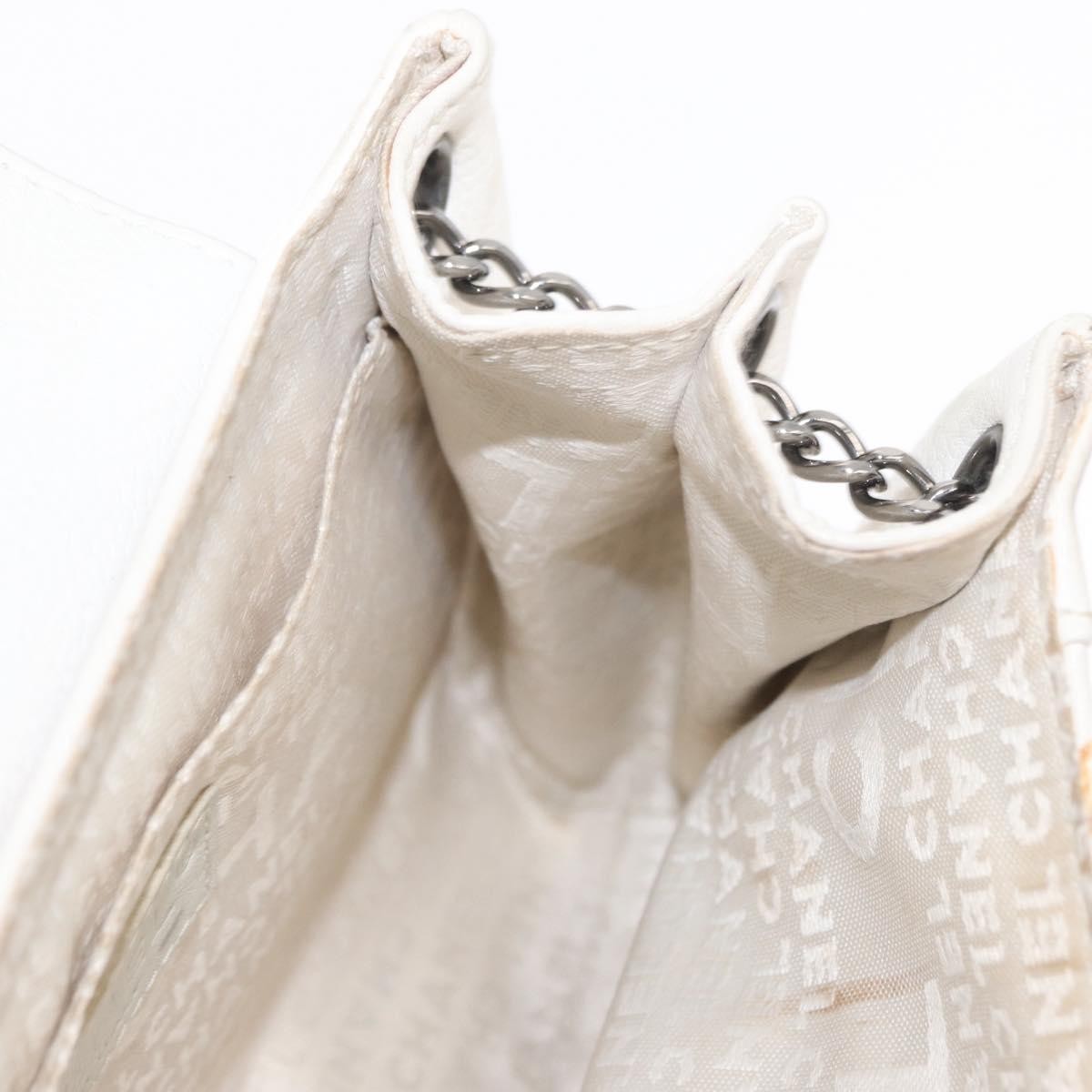 Chanel Accordion Push Lock Flap Bag Quilted Caviar