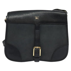 Burberry Flap Shoulder Bag Leather