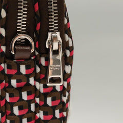 Prada Baguette Shoulder Bag Quilted Tessuto with Leather