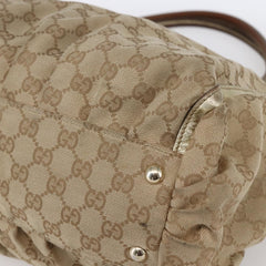 Gucci D-Ring Shoulder Bag GG Canvas