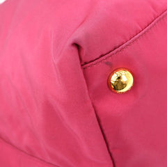 Prada Convertible Flap Tote Tessuto and Saffiano Leather