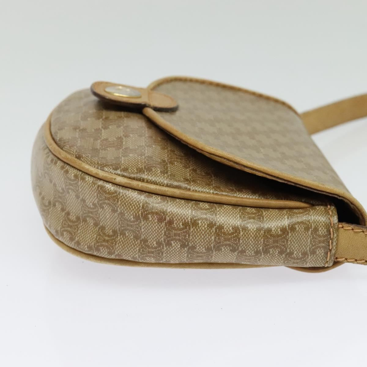 Celine Vintage Macadam Shoulder Bag Macadam Canva  Vinyl