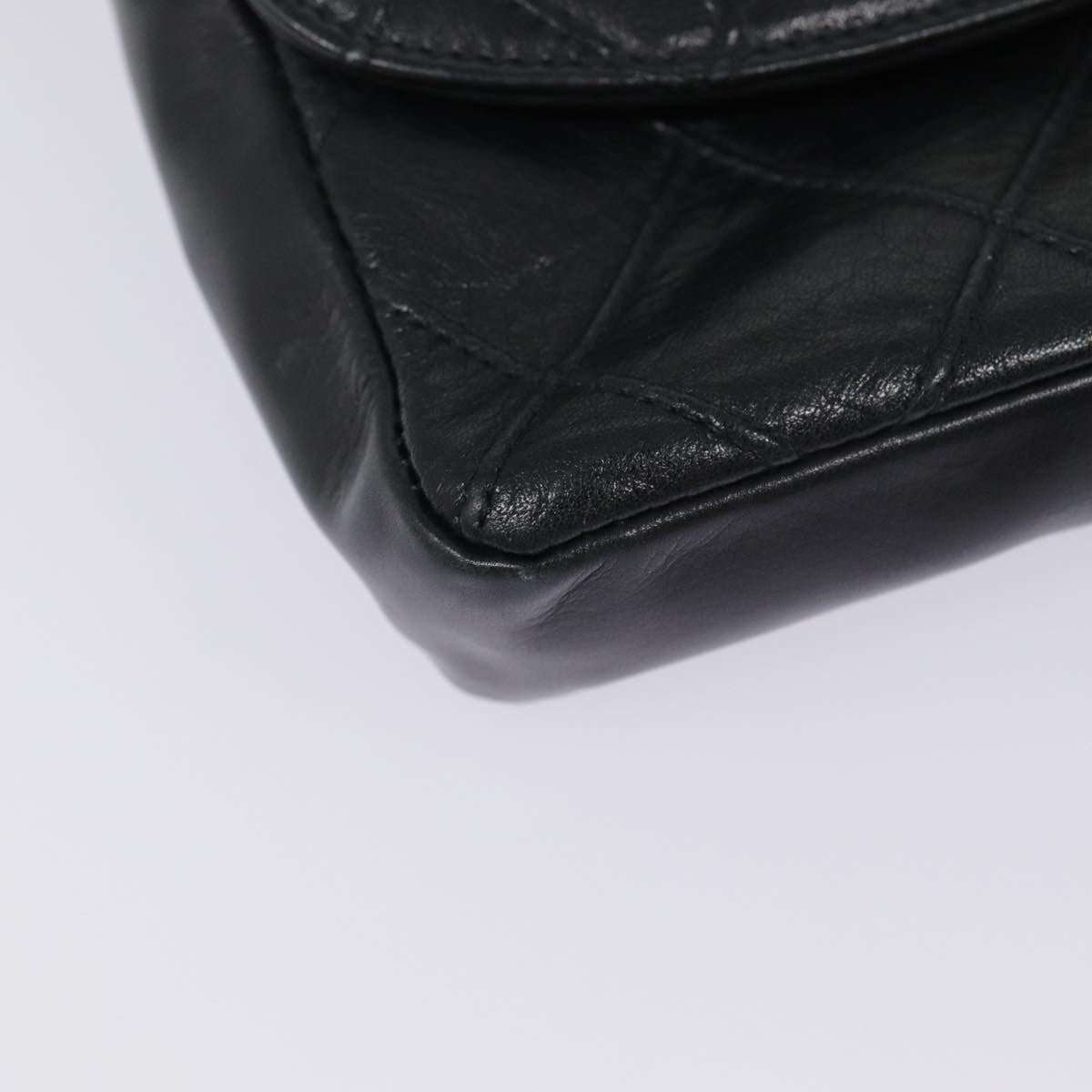 Chanel Waist Belt Bag Quilted Shiny Calfskin