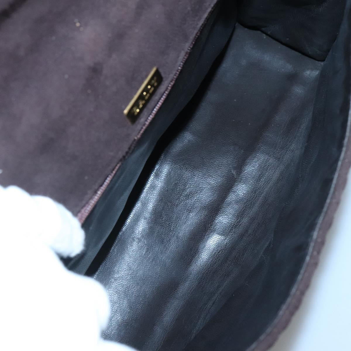 Bally Vintage Handbag Quilted suede