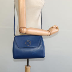 Celine Vintage Circle Logo Crossbody Bag Leather