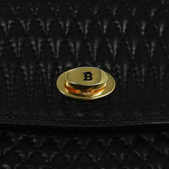 Bally Vintage Handbag Quilted Leather