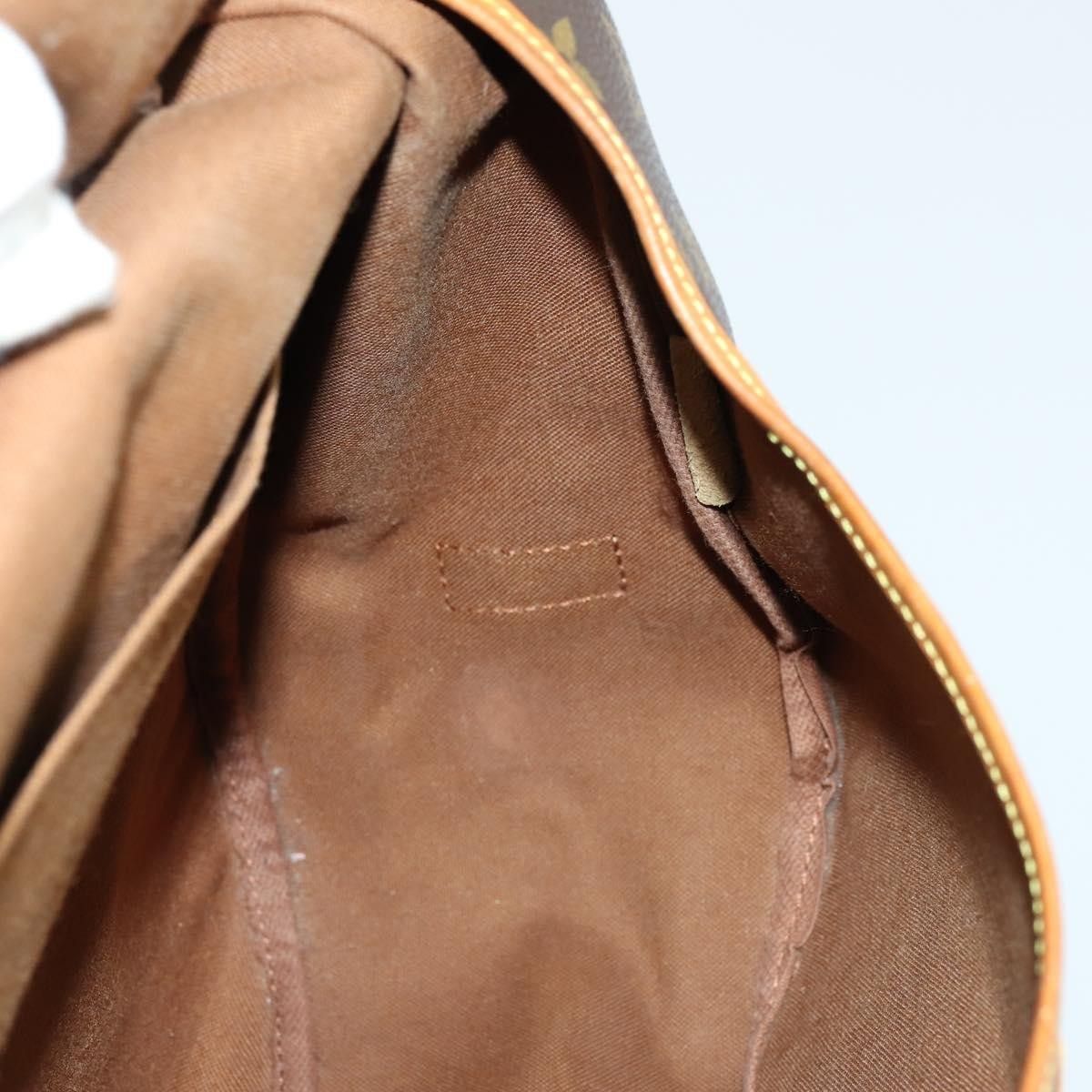 Louis Vuitton Saumur Handbag Monogram Canvas