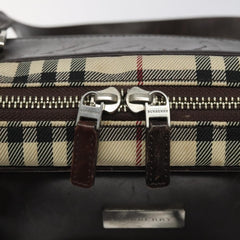 Burberry Nova Check Bowling Bag Canvas