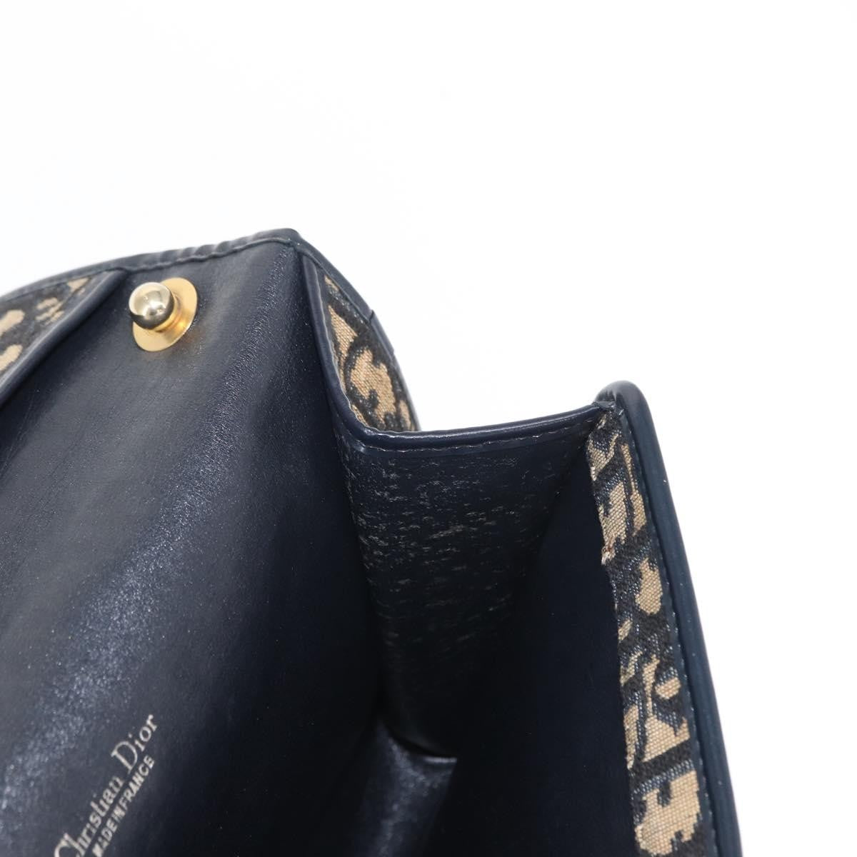 Christian Dior Vintage Trotter Shoulder Bag Canvas