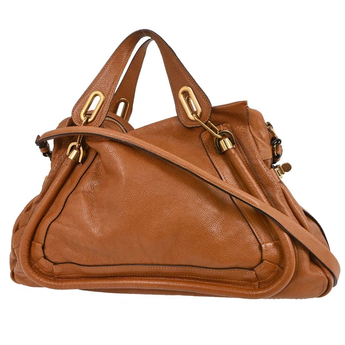 Chloe Paraty Top Handle Bag Leather