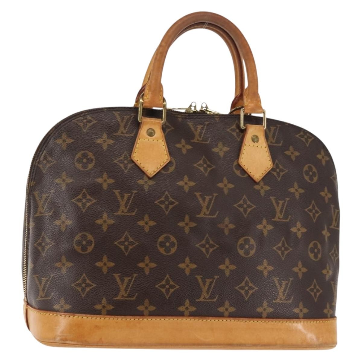 Louis Vuitton Alma Handbag Monogram Canvas
