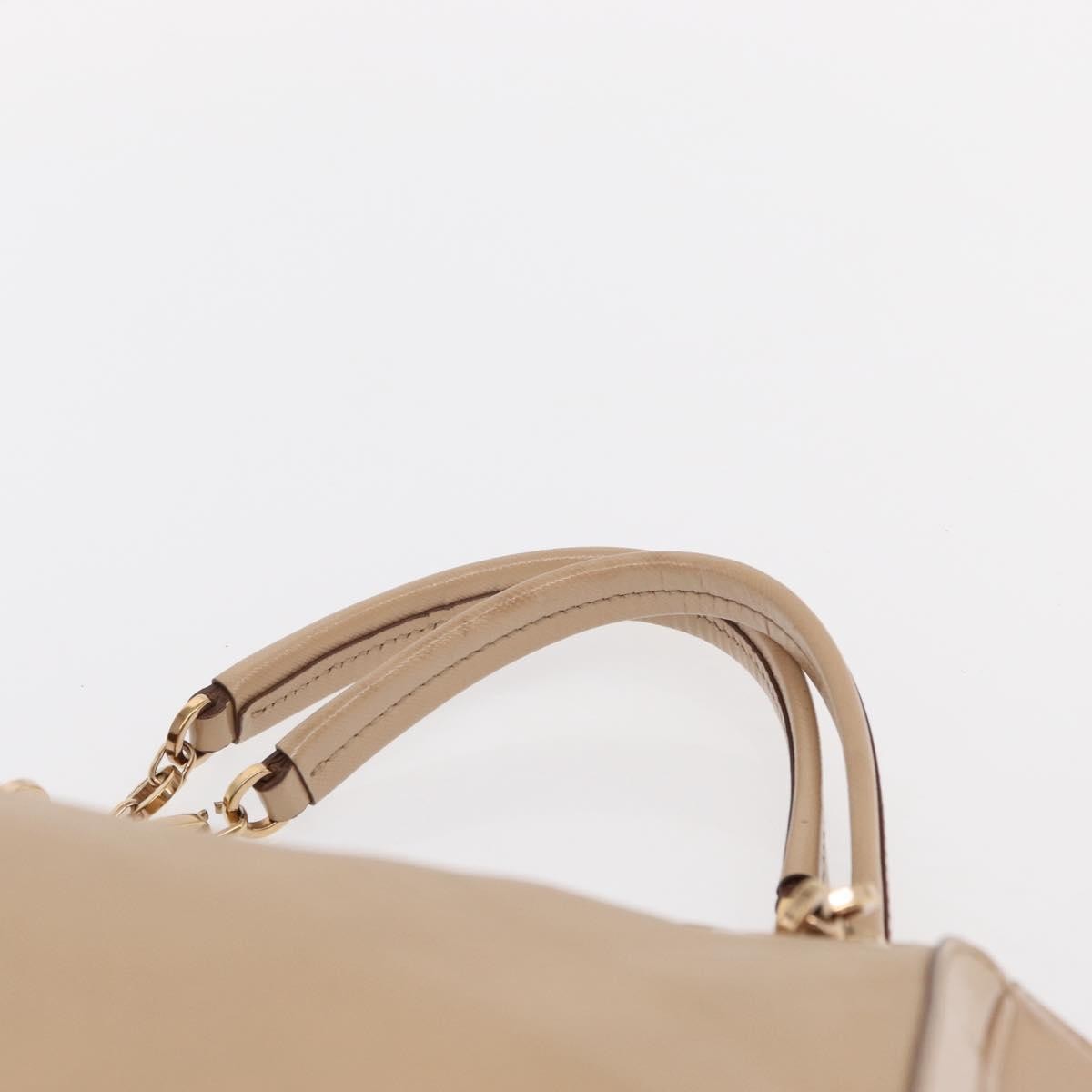 Salvatore Ferragamo Betulla Chain Tote Leather
