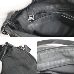 Gucci Zip Messenger GG Canvas with Perforated Leather