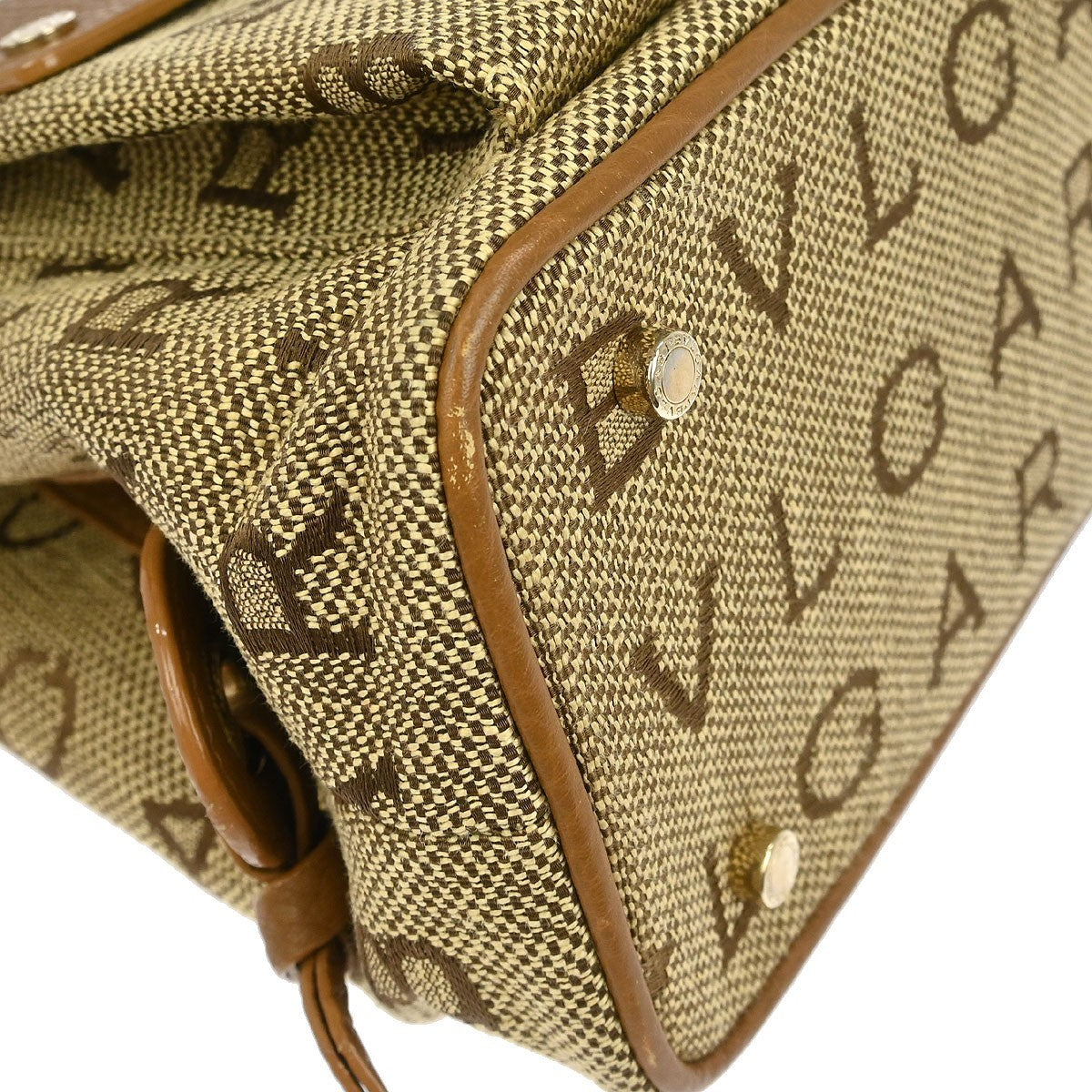 Bvlgari Logomania Handbag Canvas