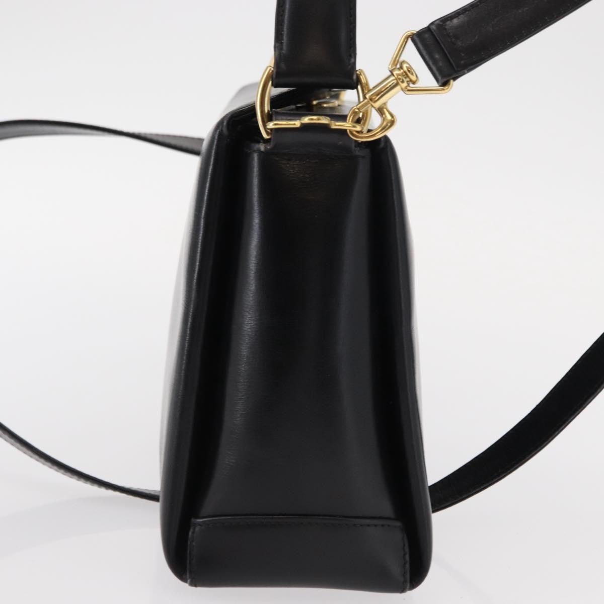 Gucci Vintage Convertible Bamboo Box Crossbody Bag Leather